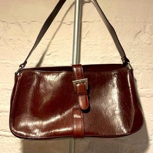 HOBO brown leather shoulder bag